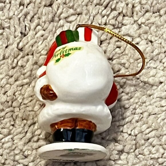 Paddington Bear Santa Claus 3” Christmas Ornament Vintage 1984 - Picture 7 of 9